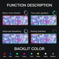 thumbnail image 5 of Purple Love Heart RGB Gaming Mouse Pad Large Keyboard Mat Rubber Base 13 Light Modes, 5 of 6