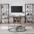 thumbnail image 4 of Eastvita 736-Inch Industrial-Style Six-Layer Wooden Bookshelf with Metal Frame Open Storage Retro Display Stand, 4 of 6