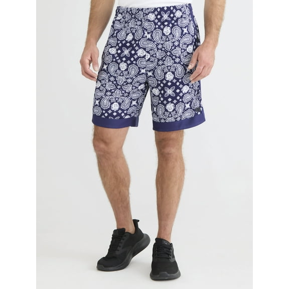 Russell Athletic Men's Printed Basketball Shorts, 8" Inseam, Sizes S-2XL