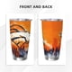thumbnail image 3 of Taza térmica duradera de acero inoxidable 304 con tapa y pajita, temática del equipo de fútbol de los Broncos, taza térmica de acero inoxidable de 20 oz, taza para automóvil, adecuada para bebidas, 3 of 8