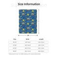thumbnail image 5 of Rateoe Animals1 Pattern Flannel Throw Blanket, Ultra-soft Blanket for Bed, Couch, Car, Hypoallergenic Anti-pilling blanket-80"x60"(Vertical), 5 of 6