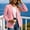 #10Pink, variant on Acaics Women's Double Breasted Blazer Jacket, Long Sleeve Lapel Collar Casual Work Office Outer Coat with Pockets