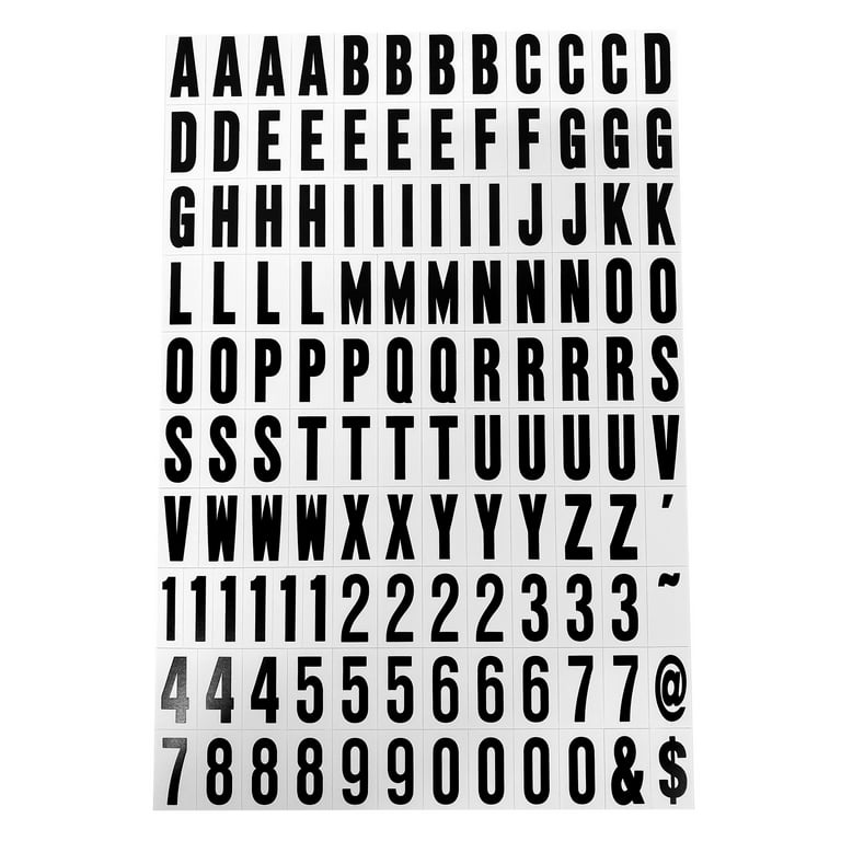 Glitter Numbers Stickers Self Adhesive Vinyl Letters Numbers
