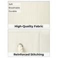 thumbnail image 3 of StorageWorks Cestas de almacenamiento grandes para organizar, cestas de almacenamiento plegables para estantes, contenedores de almacenamiento de tela con asas, cestas decorativas para estantes, beige, 3 of 5