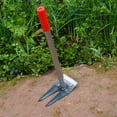 thumbnail image 5 of Nrmrqz Steel Garden Hoe - 3-Prong Weeding Tool for Digging, Planting & Soils Loosening - Durable Agricultural Shovel with Ergonomic Handle - Ideal for Farmers & Gardeners, 5 of 5