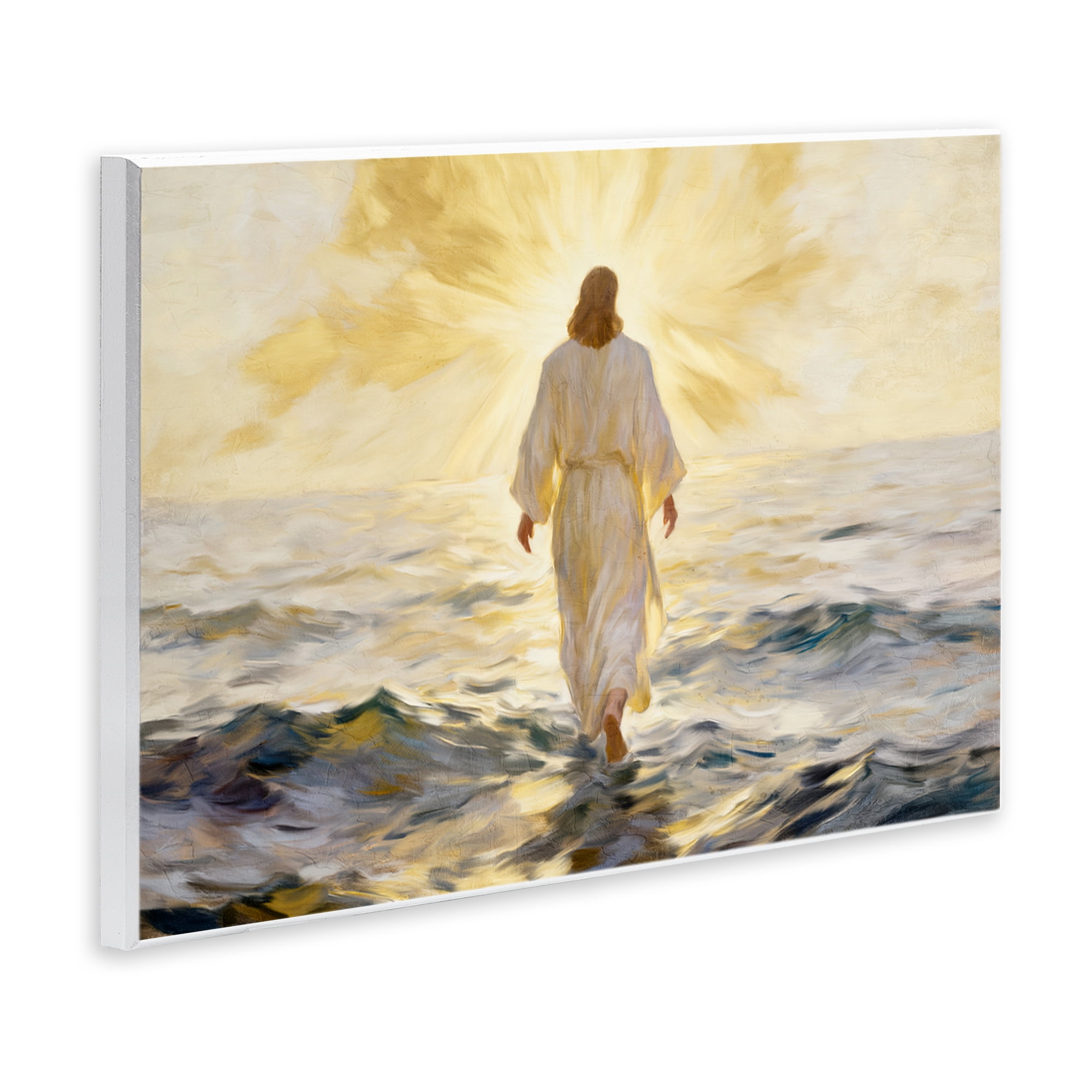 Stupell Industries Golden Walk Spiritual Figure Wall Plaque Art, design by Kim Allen