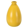 thumbnail image 1 of Unique Bargains Flower Vase, Ceramic Vases Matte Small Floral Vases for Home Decor, Gold Yellow, 1 of 4