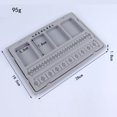 thumbnail image 2 of Flocked Necklaces Bracelet Design Beading Board Jewelry Flocked for Creating Bracelets Tray Tool Style 04, 2 of 6