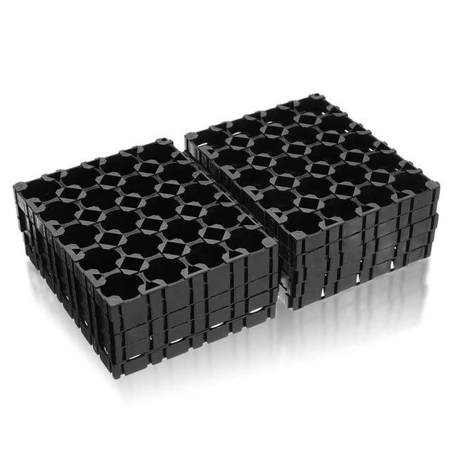 Sidaley Soportes de de 10 piezas, 4x5 celdas, espaciador de plástico, soporte de estante, organización, arreglo, estantes, paquete, hogar, Baterías de general