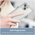 thumbnail image 5 of Allytech for iPhone 15 Case, Clear Back Cover Hard Shell Rugged Hybrid Shockproof Cell Phone Case for Apple iPhone 15, Clear, 5 of 8