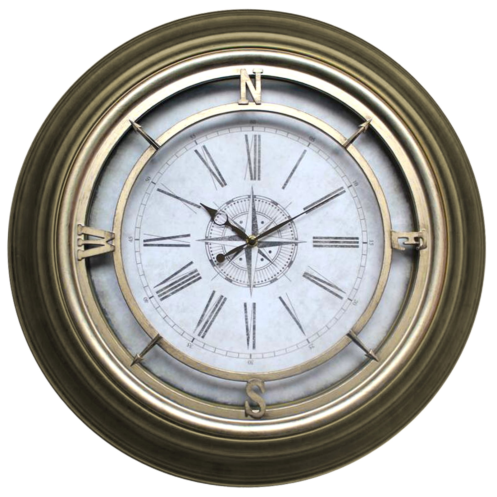 Westclox 22" Compass Wall Clock