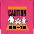 thumbnail image 2 of Monsters Inc. - Caution 2319  - Men's Crew Neck Fleece Pullover, 2 of 4