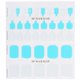 thumbnail image 2 of MAVENIR - Adhesivos para uñas (colores surtidos) - # White Pearl Summer Pedi MFG-005 / 020697 36 piezas, 2 of 3