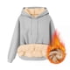 thumbnail image 4 of Sudadera con capucha, suéter de cuello alto, elástico, de color sólido, para hombre, suéter de cuello alto, abrigo de poliéster., 4 of 7