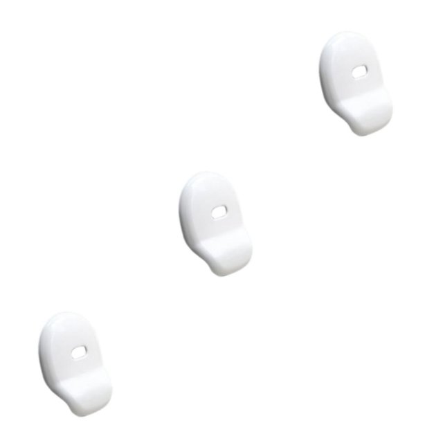maskred ABS Stylish Car Outer Tailgate Handle Covers For Sleek Look ABS Materials Durable And Long-Lasting moon white 3Set