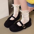 thumbnail image 6 of FRSASU Women's Loafers Shoes Fur Fashion Mary Jane Shoes Short Plush Cotton Comfort Dress Shoes Black, 6 of 6