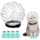 thumbnail image 1 of breathable cat muzzle set s l size for vet use, 1 of 4