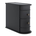 thumbnail image 2 of Resenkos Wood End Table, Narrow Side Table Nightstand with 2 Drawers, 2 of 4