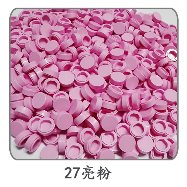 1000 piezas/lote de baldosas 1x1 redondas 98138, bloques de construcción MOC de ladrillos especiales, piezas de ladrillos de partículas pequeñas compatibles con juguetes con logotipo 98138