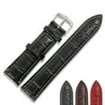 thumbnail image 3 of 22/20/18/16mm Men Women PU Leather Strap Bamboo Pattern Wrist Watch Band Replacement Color:16mm brown, 3 of 4