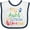 White and Navy, variant on Inktastic My Aunt and Uncle Love Me Boys or Girls Baby Bib