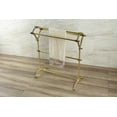 thumbnail image 3 of Kingston Brass SCC2287 33.38 in. Edenscape Freestanding Y-Type Towel Rack, Brushed Brass, 3 of 4