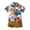 Brown, variant on Herrnalise Toddler Baby Boys Summer Print Shirt Outfits Clothes Short Sleeve Button Down Tops + Shorts Set
