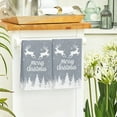 thumbnail image 6 of 2-Pack Christmas Kitchen Towels, 26x17 Inch Dish Drying Cloths for Cooking and Baking, Absorbent Tea Towels with Holiday Patterns for Holiday Kitchen Decor(A), 6 of 6