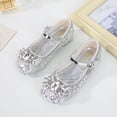 thumbnail image 4 of Zapatos de cuero para niñas, tacón alto, otoño, lentejuelas, moda, niña pequeña, zapatos de princesa de cristal, 4 of 6