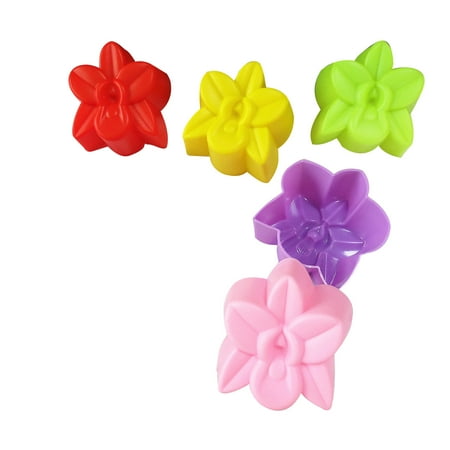 

wendunide kitchen gadgets 3CM plumeria silicone mold jelly pudding random color mold F
