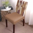 thumbnail image 2 of Dining Chair Covers Set of 4,Rustic Purple Ombre Wood Board Universal Stretch Kitchen Seat Covers Parsons Chair Protector Slipcover for Home Restaurant Party Decor,Vintage Shabby Style, 2 of 6