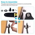 thumbnail image 5 of EEEkit 4pcs Guitar Strap Lock Button, Security Straplock Buckle Set, Straps Retainer Quick Release Metal End Pin Locking, 5 of 8
