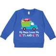 thumbnail image 2 of Inktastic Nana Loves Me Grandson Boys Toddler Sweatshirt, 2 of 4