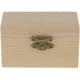thumbnail image 3 of Cajas de madera sin terminar para manualidades, obsequios para fiestas de cumpleaños, baby shower, cofre del tesoro con tapa y cierre, 3 of 5