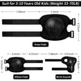 thumbnail image 3 of Rirool Kids Protective Gear Set - Knee Pads, Elbow Pads, and Wrist Guards for Skating, Cycling, Rollerblading, Scooter - Toddler to Teen Size (3-10 Years), 3 of 9