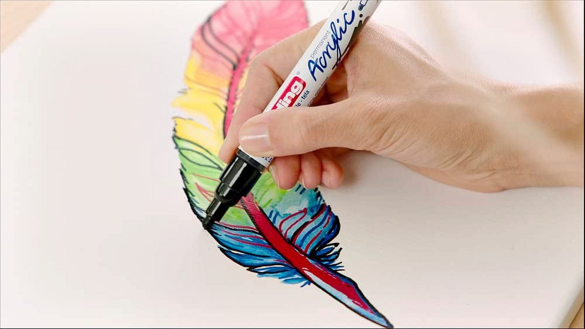 5100 Acrylic Marker Med Set/5 Festv