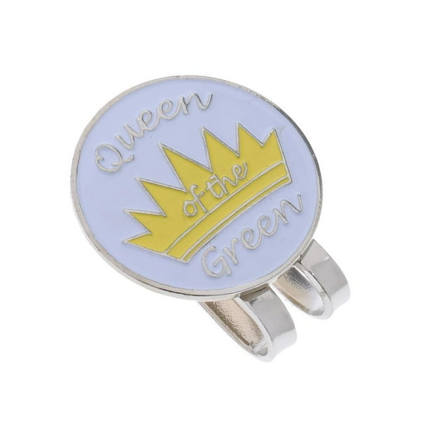 Pattern Golf Ball Marker Visor Hat Clip Great Golfer Gift