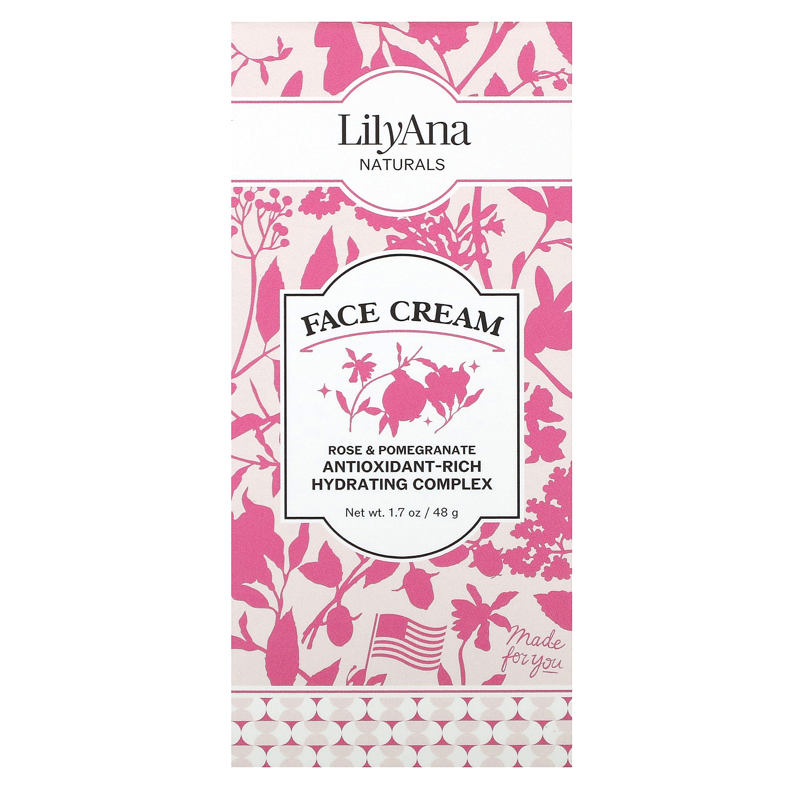 LilyAna Naturals Eye Cream Moisturizer (1.7 oz) 94% Natural Anti Aging Skin Care - image 2 of 2