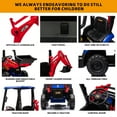 thumbnail image 2 of JCB Excavator Ride on & Bulldozer, 12V Battery Powered Construction Vehicles for Kids with Remote Control and Front Loader, Music Player, Backhoe Loader Ride-On Large Digger Blue, 2 of 6