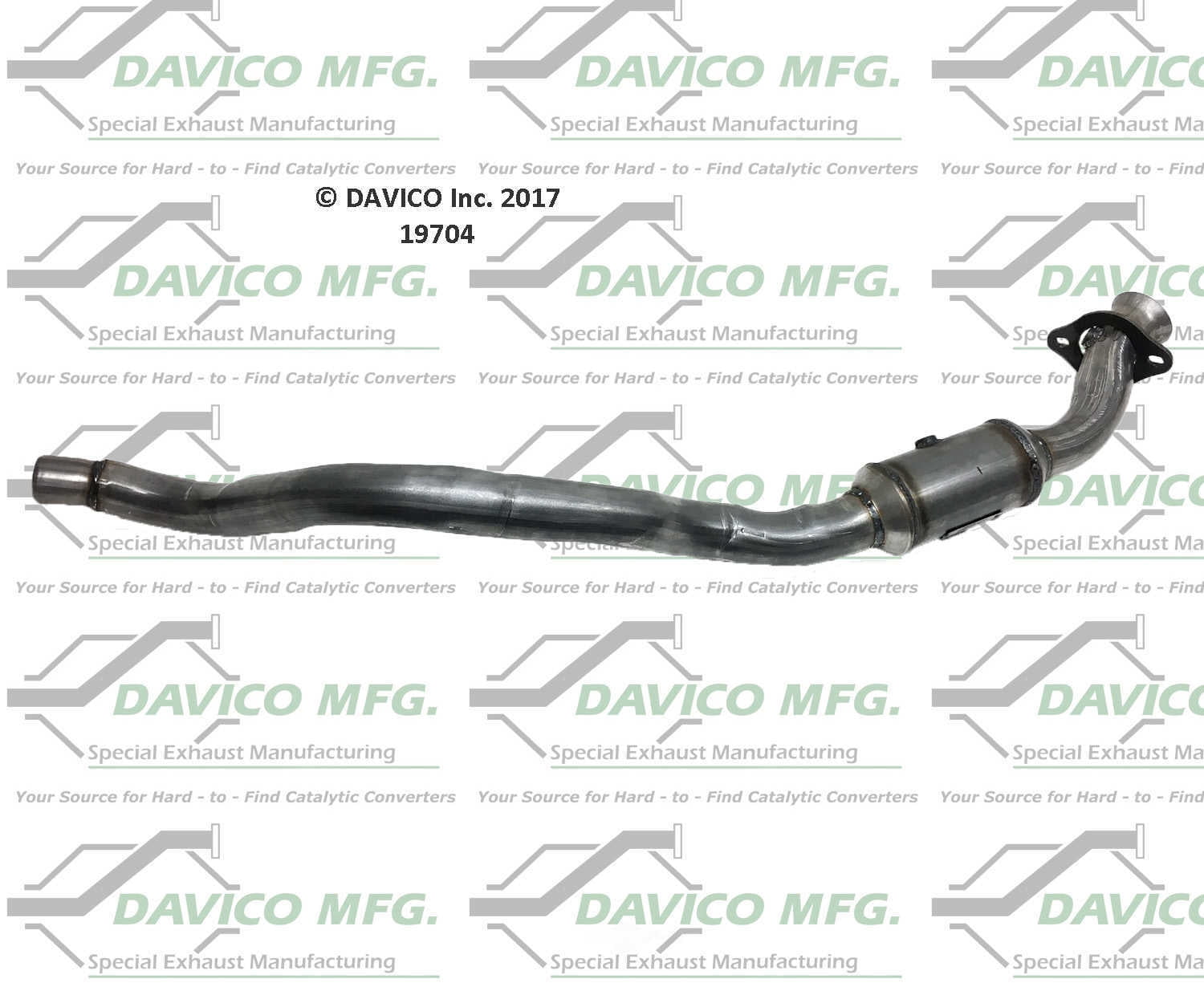 Davico Mfg 19704 Direct-Fit Catalytic Converter