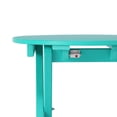 thumbnail image 6 of WestinTrends Malibu HDPE Outdoor 24.5 Inch Round Portable Folding Patio Dining Table, Turquoise, 6 of 16