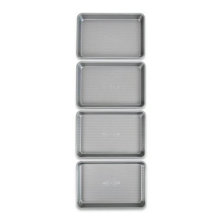 USA Pan Mini Sheet Pan Set, Set of 4, Nonstick Bakeware, Aluminized Steel