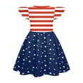 thumbnail image 6 of Grblisyd 4th of July Girls Dress Sleeveless Crew Neck Patriotic Dresses USA Flag A Line Dress for Kids Girl 1-13 Years, 6 of 6