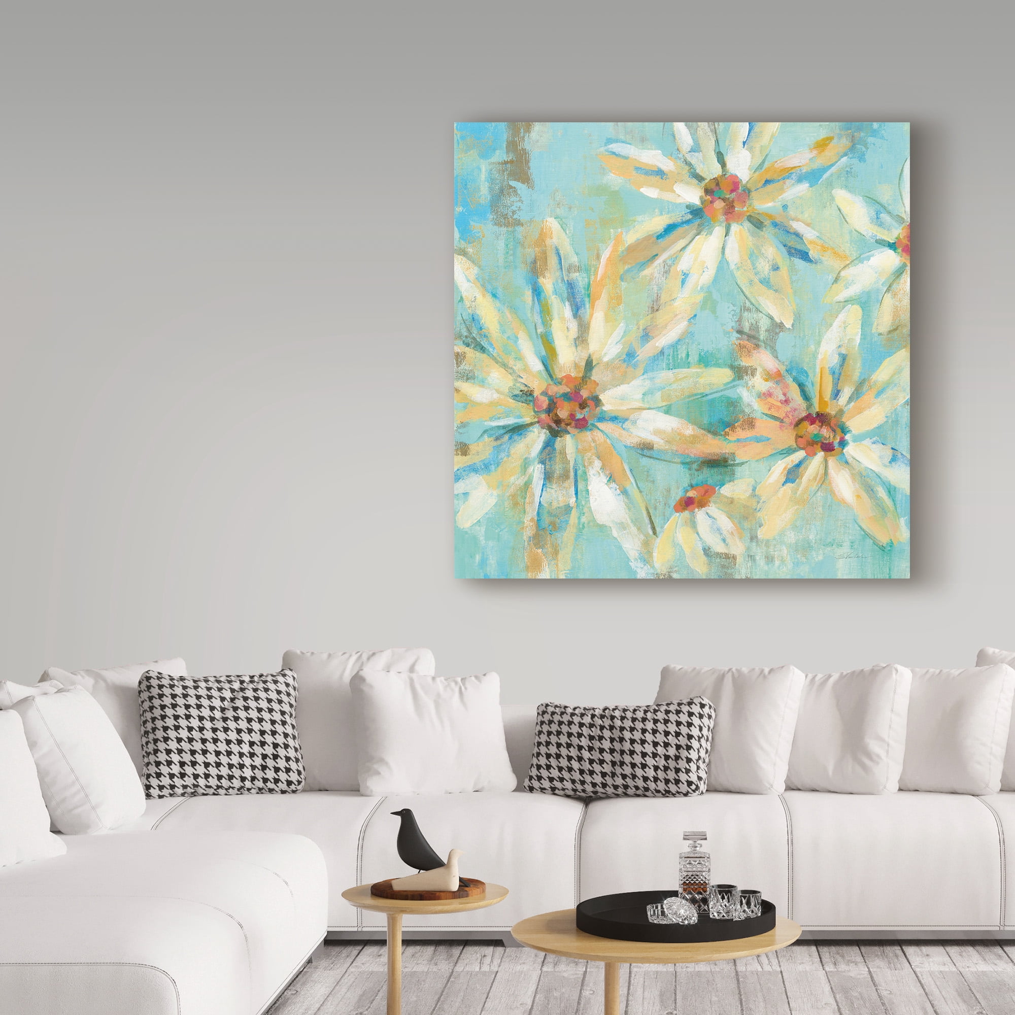 Trademark Fine Art 'Fjord Floral I' Canvas Art by Silvia Vassileva