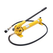 SENDERPICK 30 Ton Hydraulic Ram Jack + Hand Pump Stoke Mini Protable Hydraulic Cylinder Industrial Super Thin Lifting Jack, not for Car (30T Hydraulic Jack + CP-700 Pump)