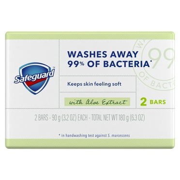Safeguard Bar Soap Fresh Clean Scent with Aloe Extract, 3.2oz (2 Count)