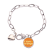 thumbnail image 1 of Pulsera de cadena de corazón Unbranded Me encanta la fruta naranja, 1 of 3