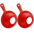 thumbnail image 1 of Miangastore 2Pcs Multi-function Oil Funnel Plastic Wide Mouth Seasoning Funnel Kitchen Supplies, 1 of 9