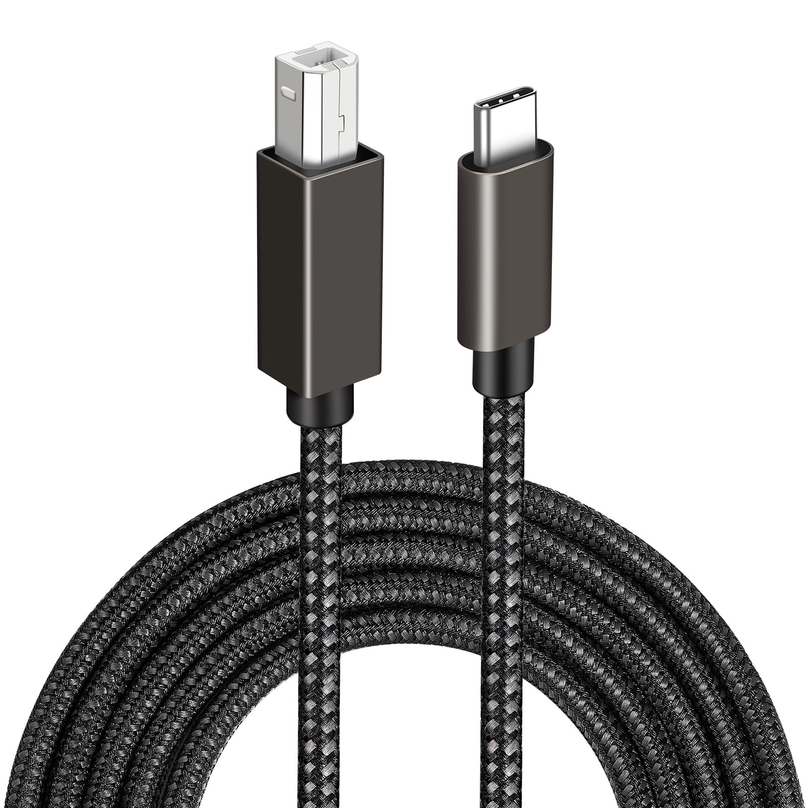 ACETEND USB C Printer Cable 2M, 2.0 USB A to B High Speed Scanner Cable