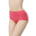 thumbnail image 4 of Rovga Underwear Women 5-Pack Mixed Color Summer Thin Mid-Waist Comfortable Soft Undies Brief, 4 of 7